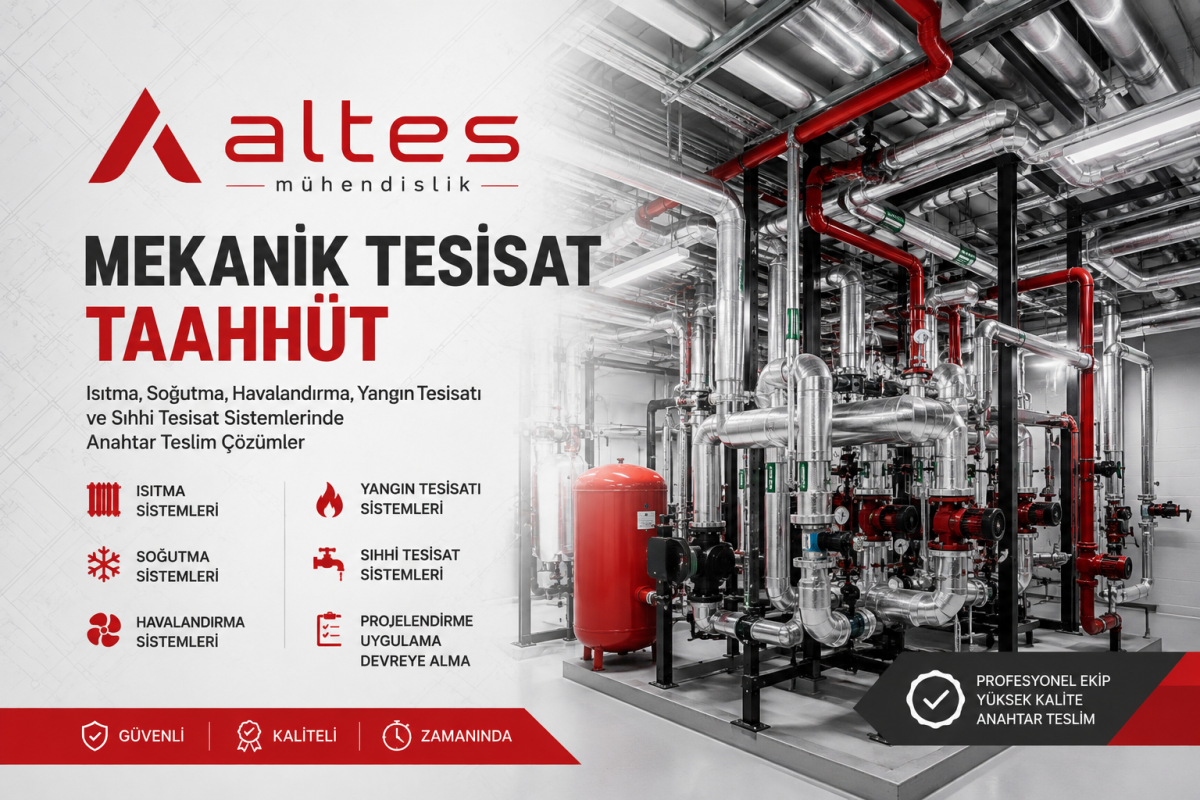 Ankara Mekanik Tesisat Proje ve Taahhüt Hizmetleri