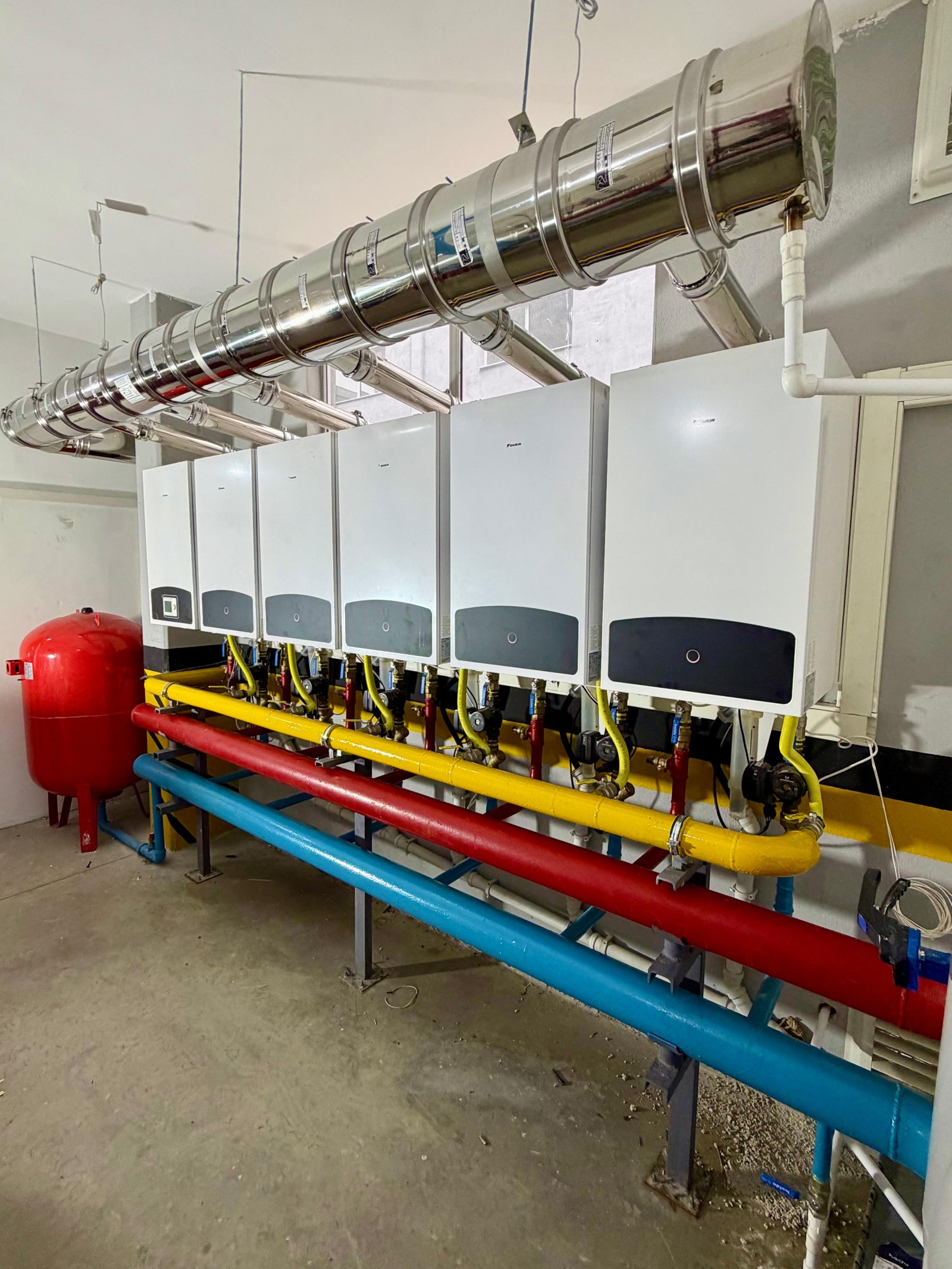 TürkPort Savunma HAB fabrika mekanik tesisat uygulaması